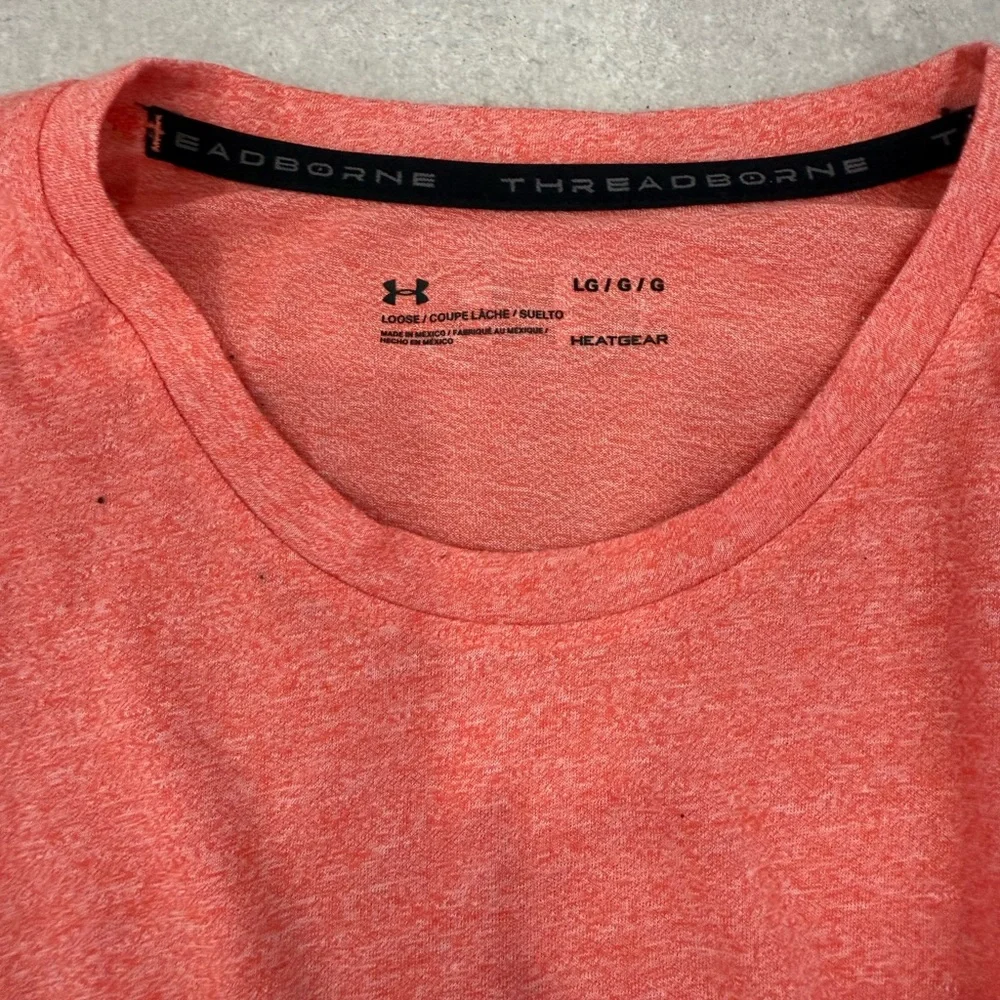 Under Armour Men's Threadborne Heatgear Short Sleeve Training T-Shirt - Picture 7 of 9